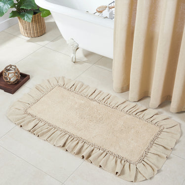Burlap Vintage Bathmat 27